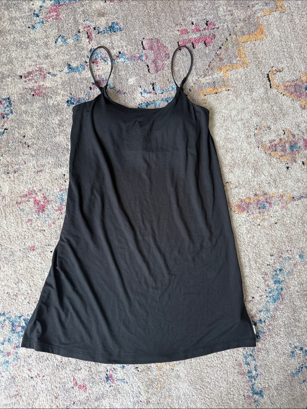 Vuori Black Lux Cami Mini Dress